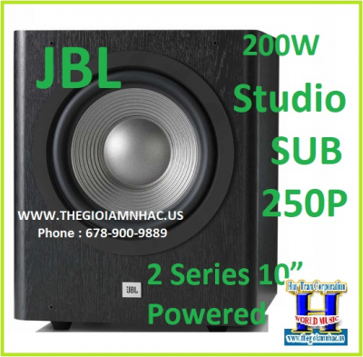 +   New JBL Studio Sub 250P (200W)